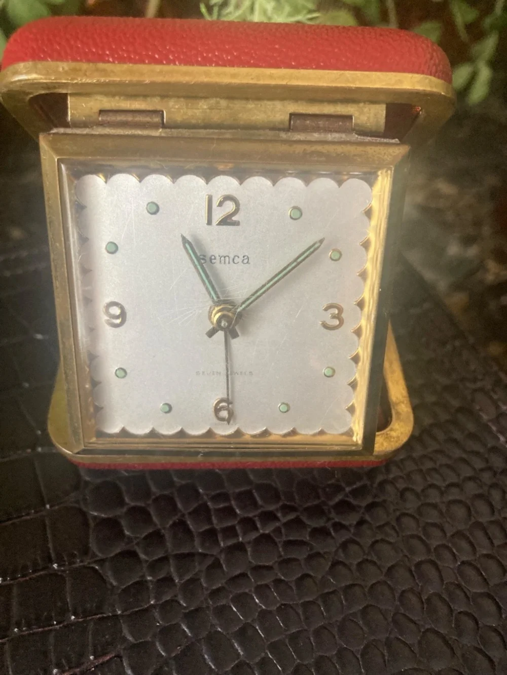 Vintage Semca 7 Jewel Travel Alarm made for sale  Holland America Cruise